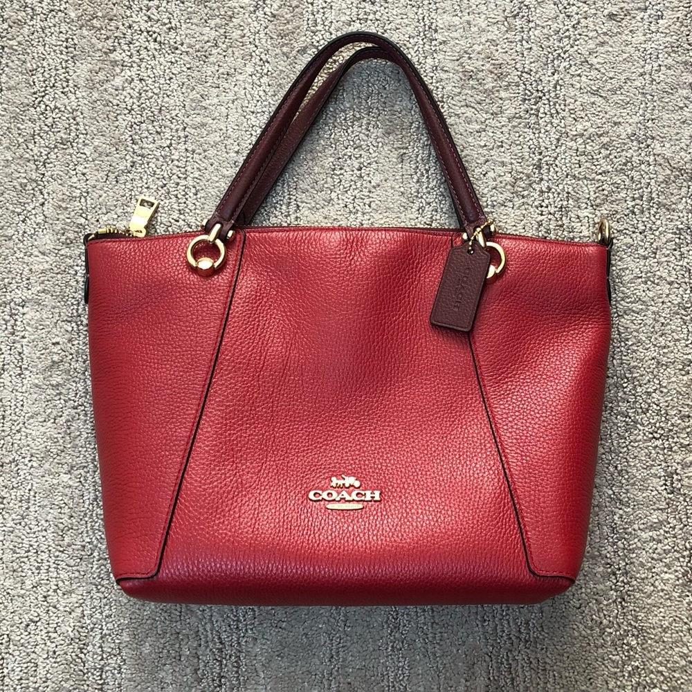 Coach purse red